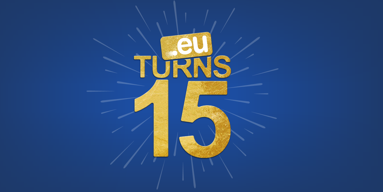 Celebrate .eu`s 15th Anniversary on 7 April at 12.30 PM (CEST)