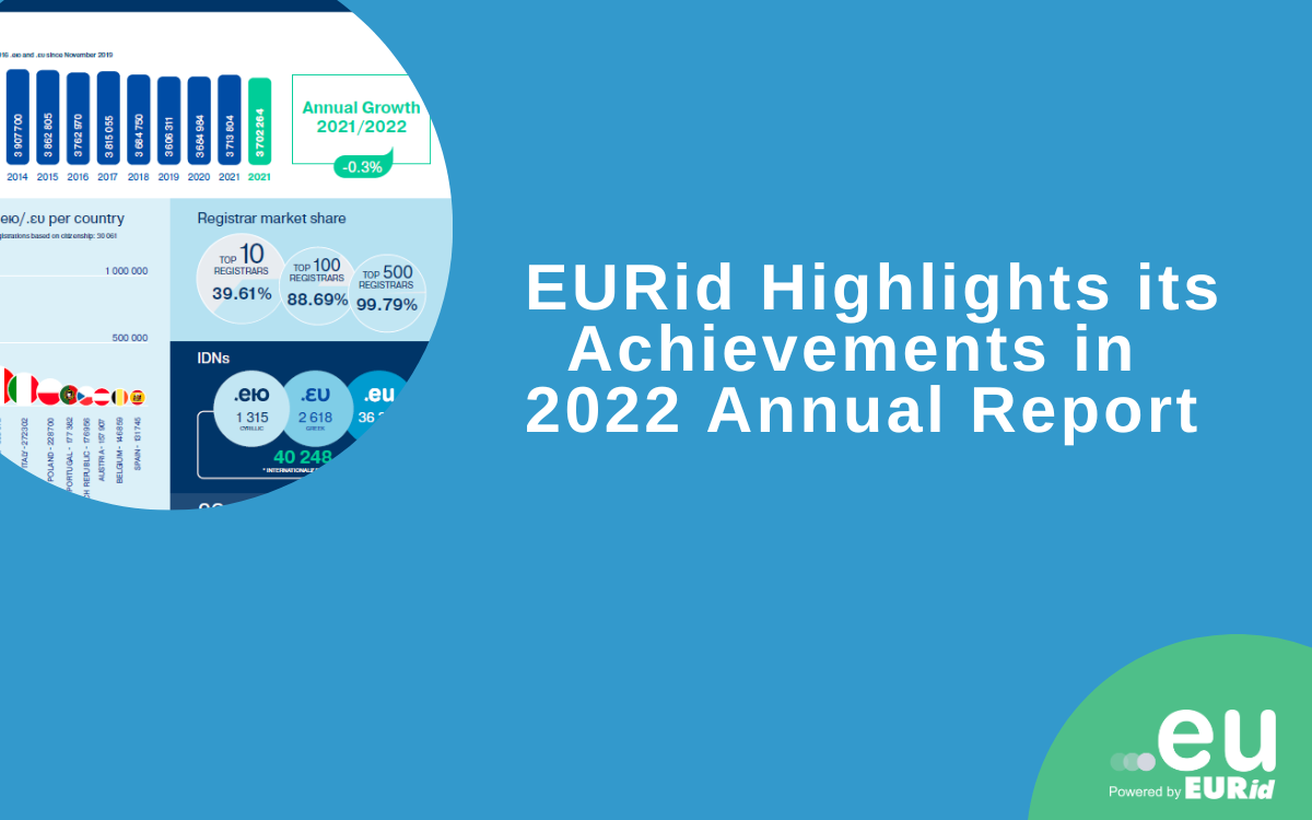 EURid Highlights its Achievements in 2022 Annual Report