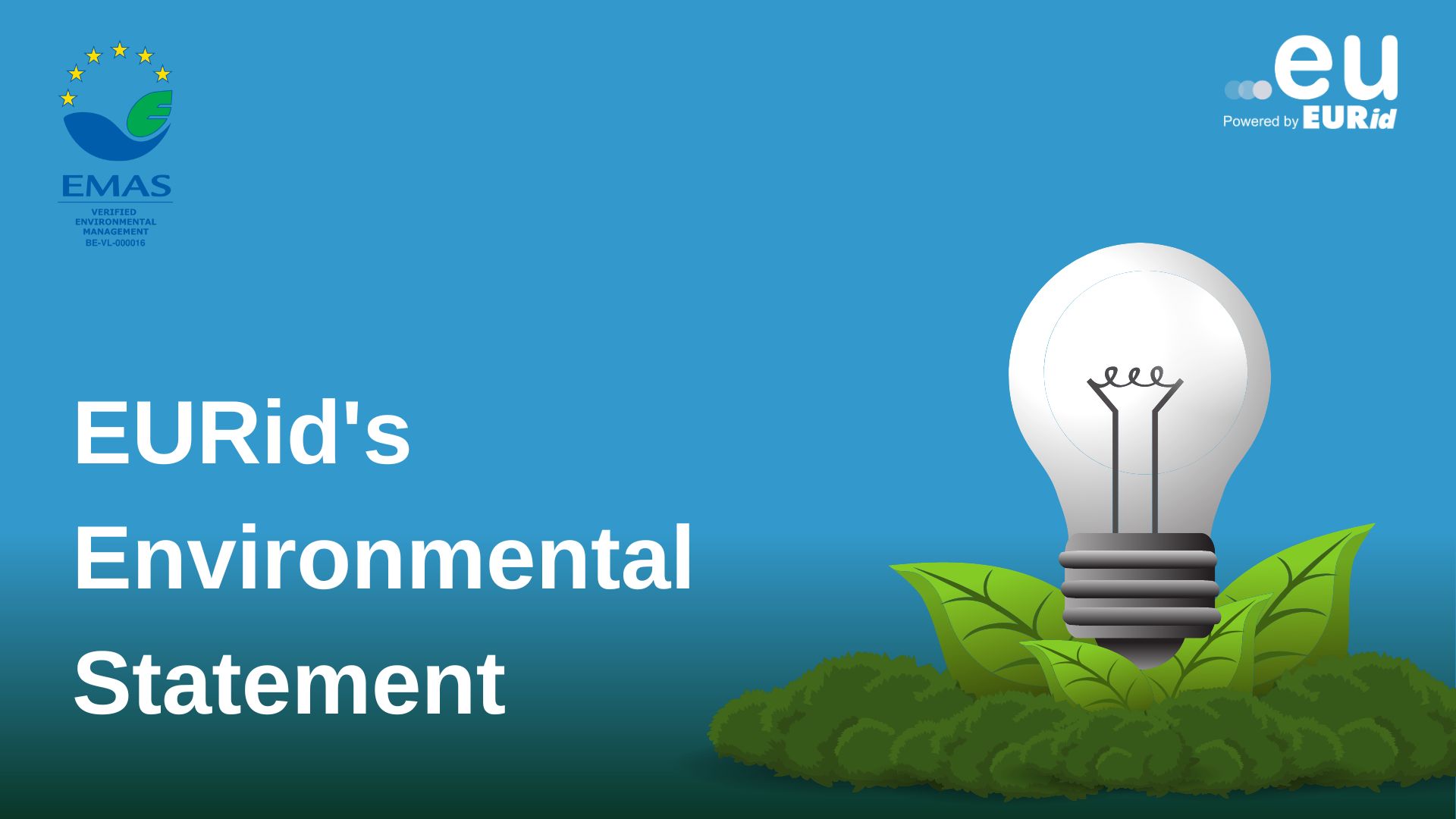 EURid's ongoing commitment to environmental excellence with EMAS
