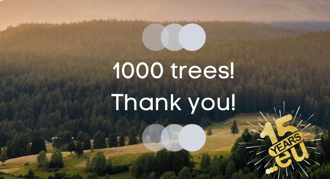 EURid plants 1000 trees!