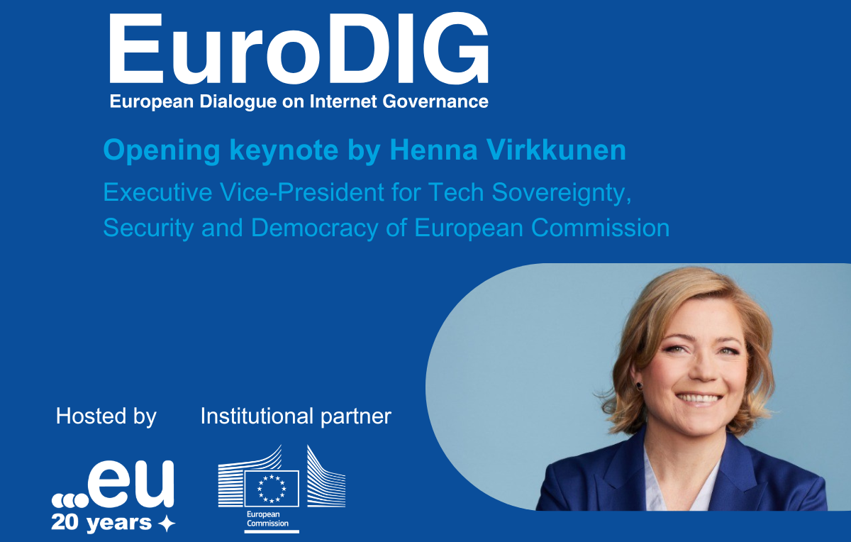 Keynote by Executive Vice-President Henna Virkkunen at EuroDIG 2026