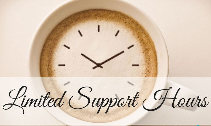 Limited support 8-10 June 2022