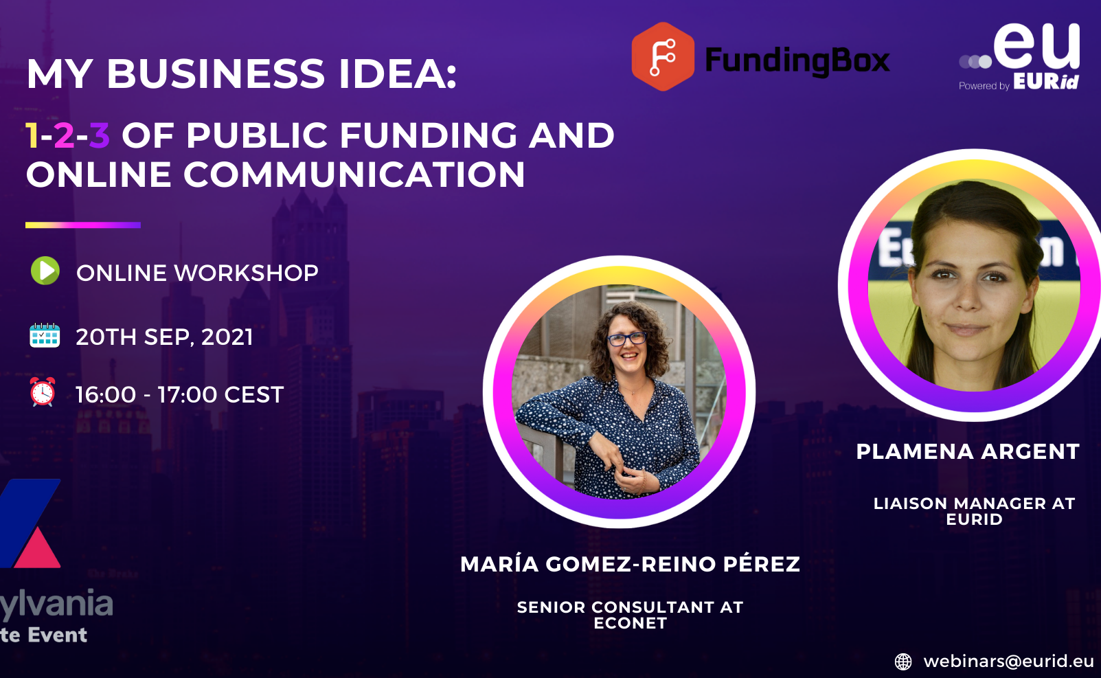 Workshop: Public funding and online communication