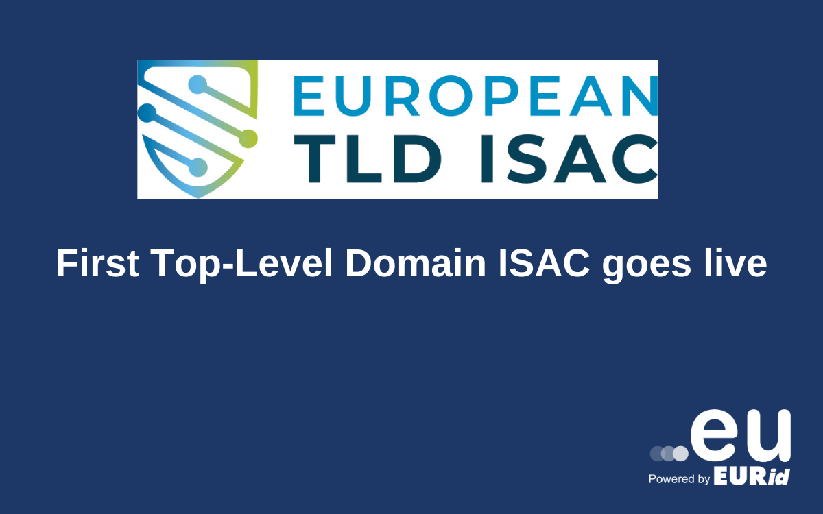 First Top-Level Domain ISAC goes live - sharing threat intelligence and enhancing cybersecurity capabilities across Europe